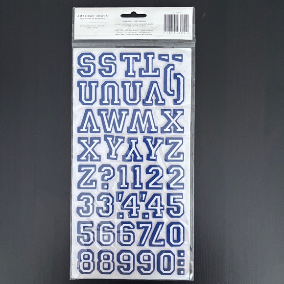 Varsity - Bundle of Scrapbooking Paper and Stickers - Picture 5 of 9